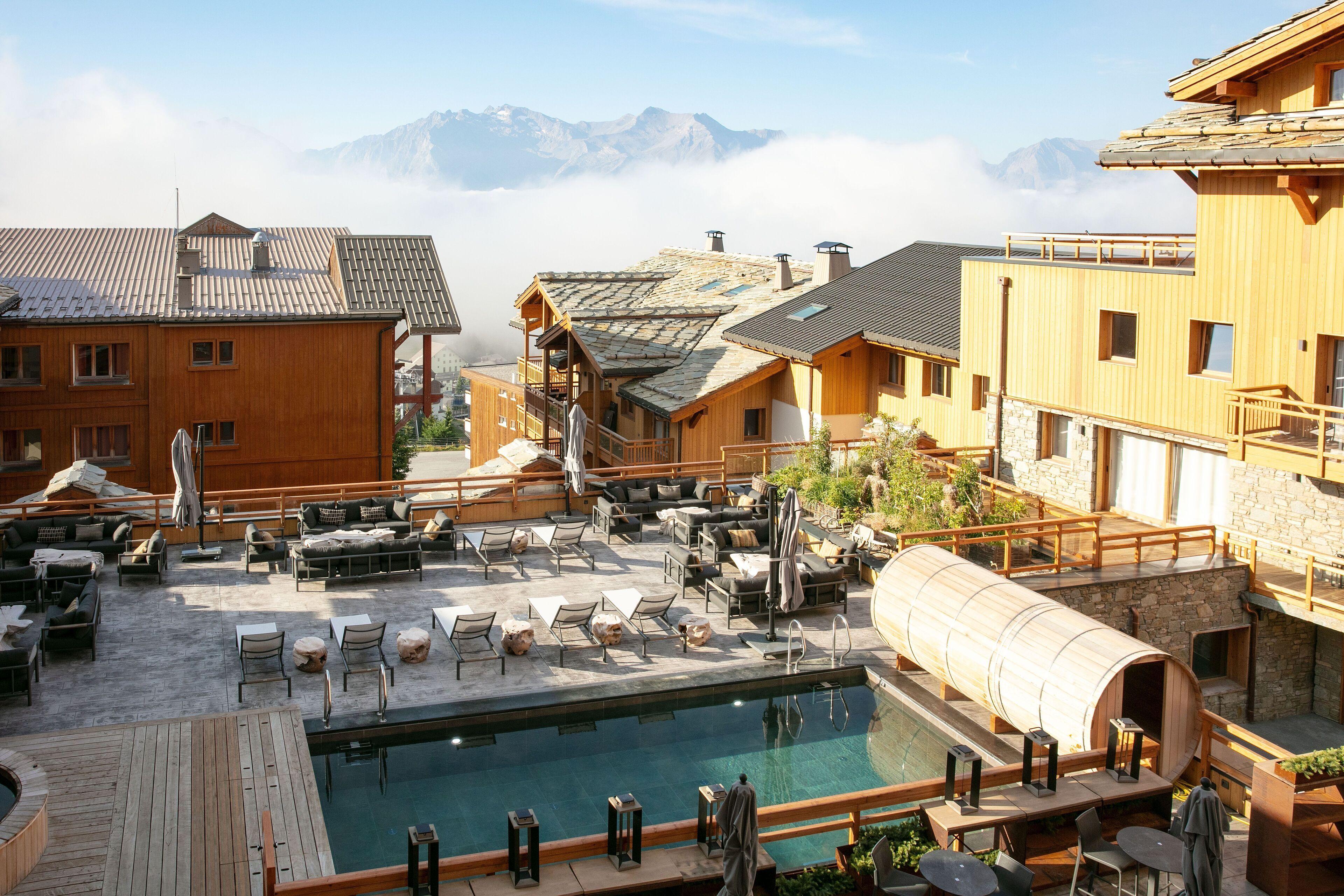 Royal Ours Blanc Boutique Hotel & Spa Alpe d'Huez Dış mekan fotoğraf