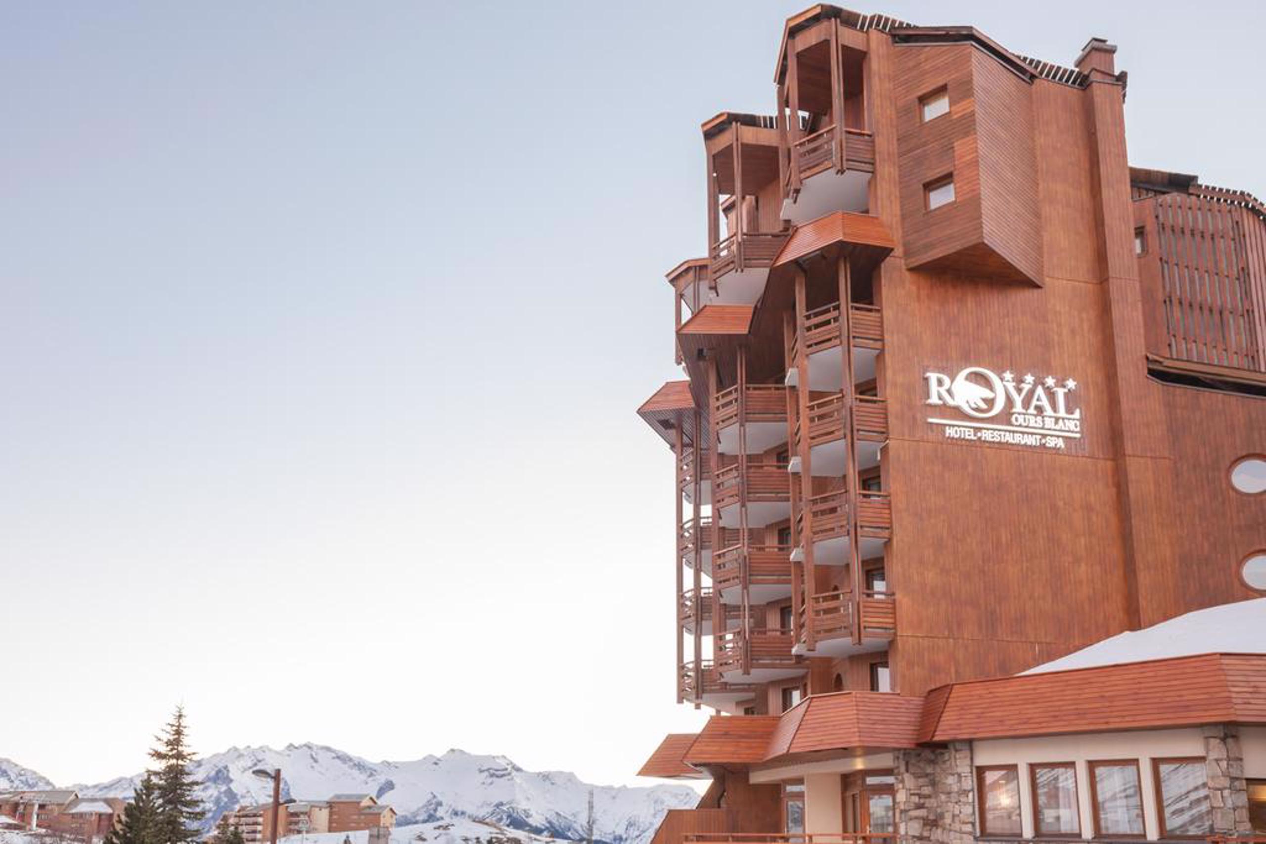 Royal Ours Blanc Boutique Hotel & Spa Alpe d'Huez Dış mekan fotoğraf